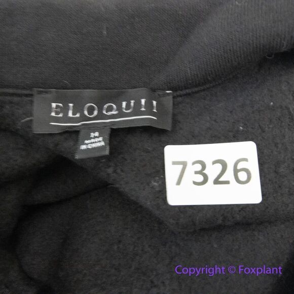 New! Eloquii black fleece jumpsuit, size 14 - Picture 14 of 16